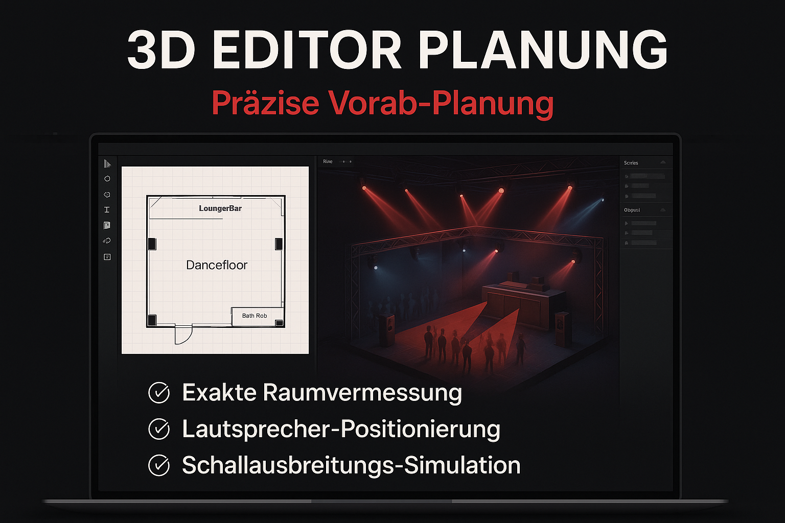3D Editor Planung